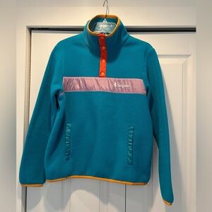 Cotopaxi Teca Fleece Pullover Jacket Womens Size M 1/4 Snap